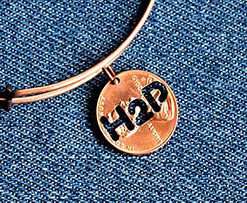 H2P Cut Penny Bangle