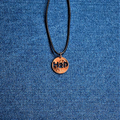 H2P Cut Penny Pendant