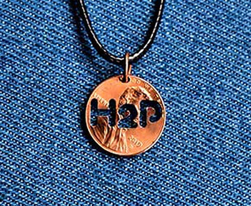 H2P Cut Penny Pendant