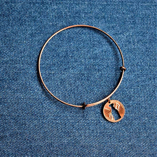 Stanley Cup Cut Penny Bangle