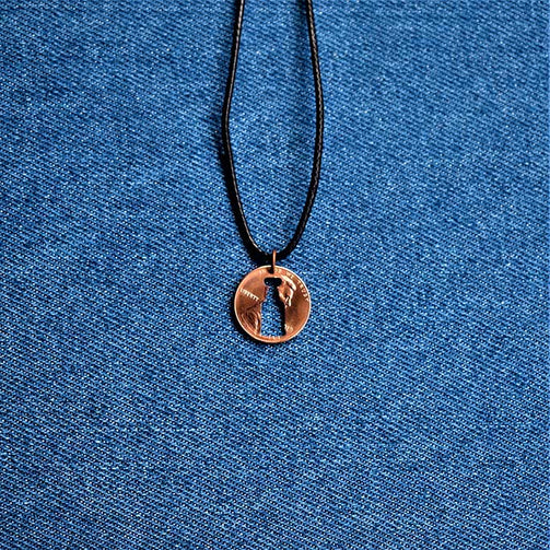 Stanley Cup Cut Penny Pendant