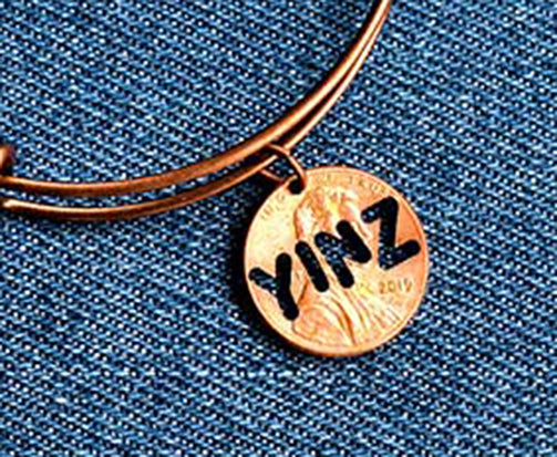 Yinz Cut Penny Bangle