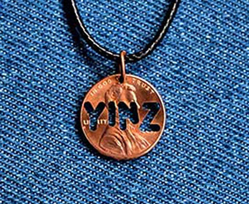 Yinz Cut Penny Pendant