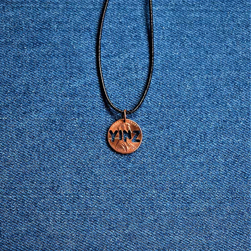Yinz Cut Penny Pendant